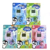 The E30-C/T small game console comes with a bell, a solid-color transparent mixed-color cartoon penguin pendant, a childhood memory game of Tetris Specification image